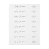 Trendy Eenvoudig Script Vrolijke Kersttypografie (Vel)