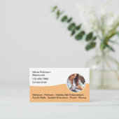 Trendy Eenvoudige Manicure Nail Beauty Visitekaart Visitekaartje (Staand voorkant)