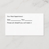 Trendy Eenvoudige Manicure Nail Beauty Visitekaart Visitekaartje (Achterkant)