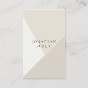 Trendy eenvoudige Sjabloon minimalistisch modern e Visitekaartje