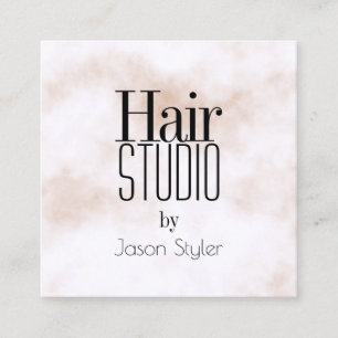 Trendy elegance reuzenbrieven vierkante visitekaartje