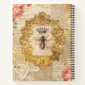 Trendy Elegant Collage Queen Bee Notitieboek (Achterkant)