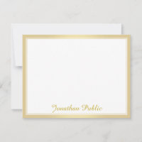 Trendy Elegant Goud Handgeschreven Script Sjabloon