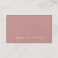 Trendy Elegant Minimalist Artistic Plain Luxury