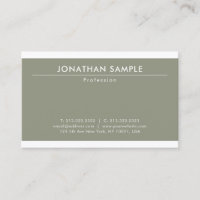 Trendy Elegant minimalistisch design Modern Plain