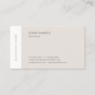 Trendy Elegant Modern Simple Professional Sjabloon Visitekaartje