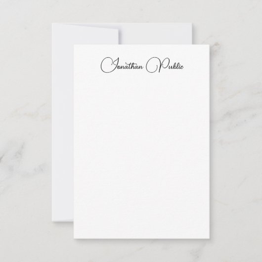 Trendy Elegant Modern Vertical Sjabloon Typografie (Voorkant)