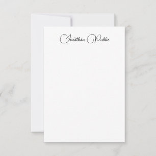 Trendy Elegant Modern Vertical Sjabloon Typografie