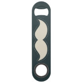 Trendy Elegant Mustache Persoonlijk Speed Flessenopener (Achterkant)