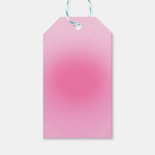Trendy Elegant roze kleur Aangepaste lege Sjabloon Cadeaulabel