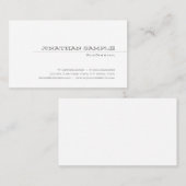Trendy Elegant Slank Design Modern Plain Cute Visitekaartje (Voorkant / Achterkant)