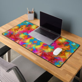 TRENDY ELEGANTE KLEURRIJKE REGENBOOG STIJL BUREAUMAT