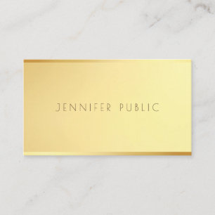 Trendy Elegante Minimalistische Sjabloon Glamour G Visitekaartje
