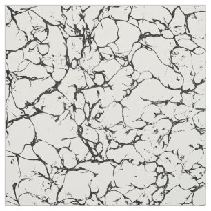 Trendy elegante zwart-witte marmeren patronen stof