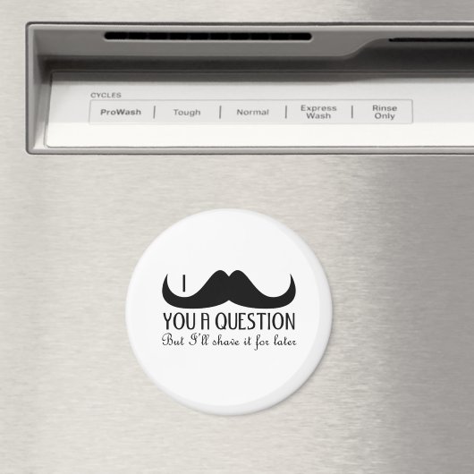 Trendy en cool Ik vermink je een vraag Magneet (Insitu (Vaatwasser))