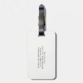 Trendy en Funny Plant Lady met Cactus Bagagelabel (Achterkant verticaal)