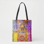 Trendy en stijlvolle Lucky Bingo Canvas tas (Voorkant)