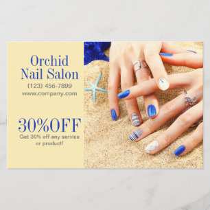 Trendy Estheticienne SPA Nagel Salon Prijslijsten Flyer