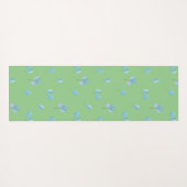 Trendy eucalyptus lekt in het slop yogamat (Achterkant (horizontaal))