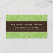 Trendy Event Planner Visitekaartje (Achterkant)