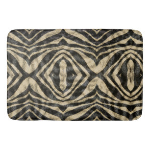 Trendy Exotic Zebra Fur Pattern Animal Print Badmat