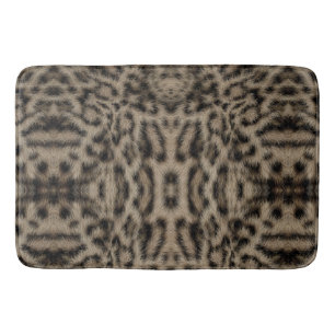 Trendy Exotisch Sneeuwluipaard Patroon Dierenprint Badmat