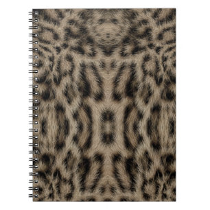 Trendy Exotisch Sneeuwluipaard Patroon Dierenprint Notitieboek