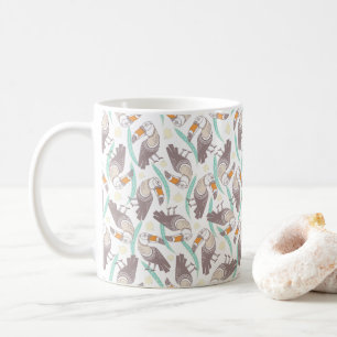 Trendy exotische toekans koffiemok