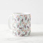 Trendy exotische toekans koffiemok (Voorkant links)