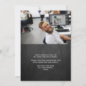 Trendy (Fan-Tache-Tic) Mustache Photo Vaderdag (Achterkant)