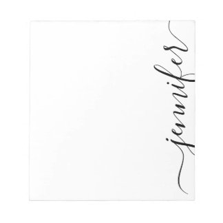 Trendy Fancy Manuscript - Naam, Gepersonaliseerd Z Notitieblok