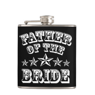 Trendy Father of the Bride Flask Heupfles