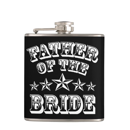 Trendy Father of the Bride Flask Heupfles (Voorkant)