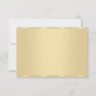Trendy Faux Gold Modern Elegant Blank Sjabloon
