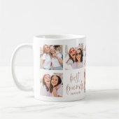 Trendy Faux Roos Gold Script | Foto van beste vrie Koffiemok (Links)