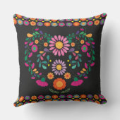 Trendy Fiesta Mexican Flower Pattern Wedding Gift Kussen (Achterkant)