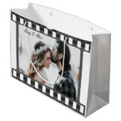 Trendy Film Reel Movie Persoonlijk Afbeelding Lijs Groot Cadeauzakje (Achterkant Gekanteld)