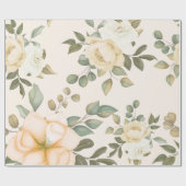 trendy floral cadeaupapier (Vlak)
