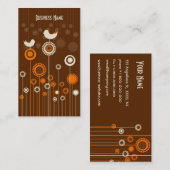 Trendy Floral Design Visitekaartje (Voorkant / Achterkant)