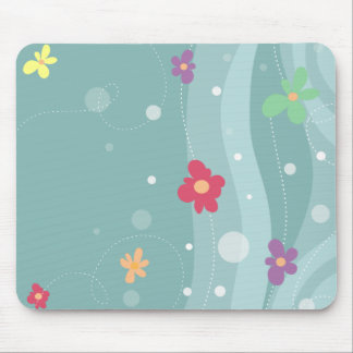 Trendy Floral Mousepad Muismat