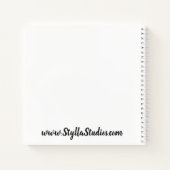 Trendy Floral Notitieboek (Achterkant)