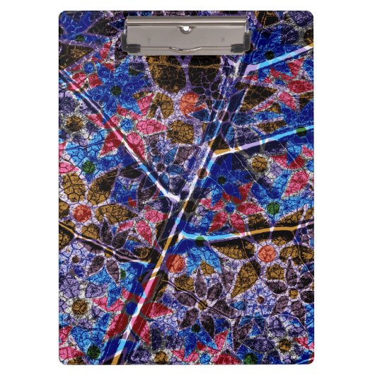 Trendy Floral Pattern #10 Klembord (Voorkant)