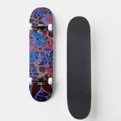 Trendy Floral Pattern #12 Skateboard (Voorkant)