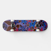 Trendy Floral Pattern #12 Skateboard (Horizontaal)