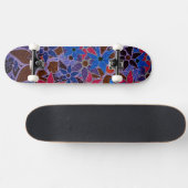 Trendy Floral Pattern #12 Skateboard (Horizontaal)