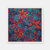 Trendy Floral Pattern #3 Servetten (Voorkant)