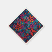 Trendy Floral Pattern #3 Servetten (Hoek)