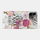 Trendy Floral Waterverf Pampas Grass Iphone cases (Achterkant (horizontaal))