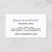 Trendy for Social Media Visitekaartje (Achterkant)