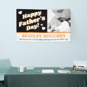 Trendy foto Happy Vaderdag Spandoek (Beurs)